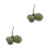 2Pcs High Simulation Plastic Cokernut Model Artificial Fruit for Home 2
