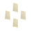 200Pcs Silver Phone Speaker Dustproof Stickers Mesh Cover Easy Install 2