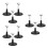 9Pièces Support Polyvalent Pour Figurines Et Poupées Base Élargie Noir 3