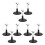 9Pièces Support Polyvalent Pour Figurines Et Poupées Base Élargie Noir 4