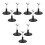 9Pièces Support Polyvalent Pour Figurines Et Poupées Base Élargie Noir 6