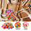 100Boules Pompom Moelleuses Pour Vêtements Décorations Colorées 1