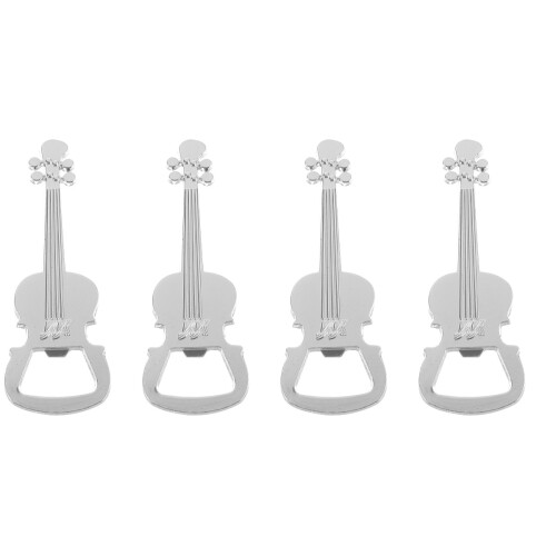 4Pcs Compact Silver Guitar Bottle Multipurpose Tools 2