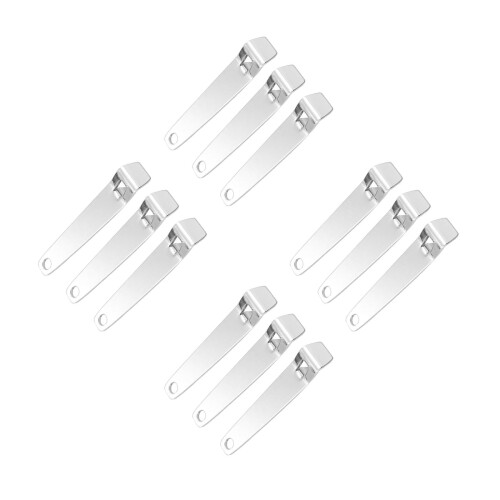 12Pièces Ouvre-Vials Mini Portable Acier Argenté 1