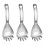 3Pièces Louche Spaghetti Multi-Usage Confortable Cuisine Argent 3