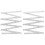 2Pièces Règle Pliante Blanche Plastique Double Face Précise Mesure 2