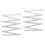 2Pièces Règle Pliante Blanche Plastique Double Face Précise Mesure 3