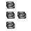8Pcs Car Audio Speaker Grill Covers Plastic Ring Steel Mesh Black 4