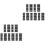 200Pcs Phone Speaker Mesh Black Dustproof Sticker for Mobile Devices 3