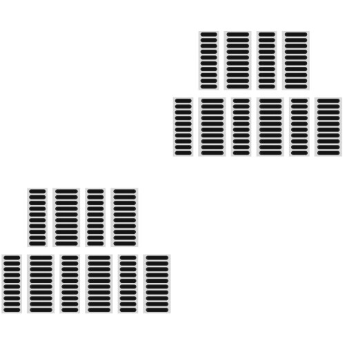 200Pcs Phone Speaker Mesh Black Dustproof Sticker for Mobile Devices 2