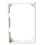 Lanview Frame 50x75mm white compatible with LK Fuga 1