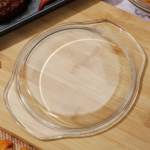 5Pièces Couvercles Micro-Ondes Verre Transparent Protège Repas Four 2