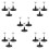 15Pcs Durable PVC Figure Display Stands Black Adjustable Toy Holders 5