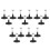 15Pcs Durable PVC Figure Display Stands Black Adjustable Toy Holders 7