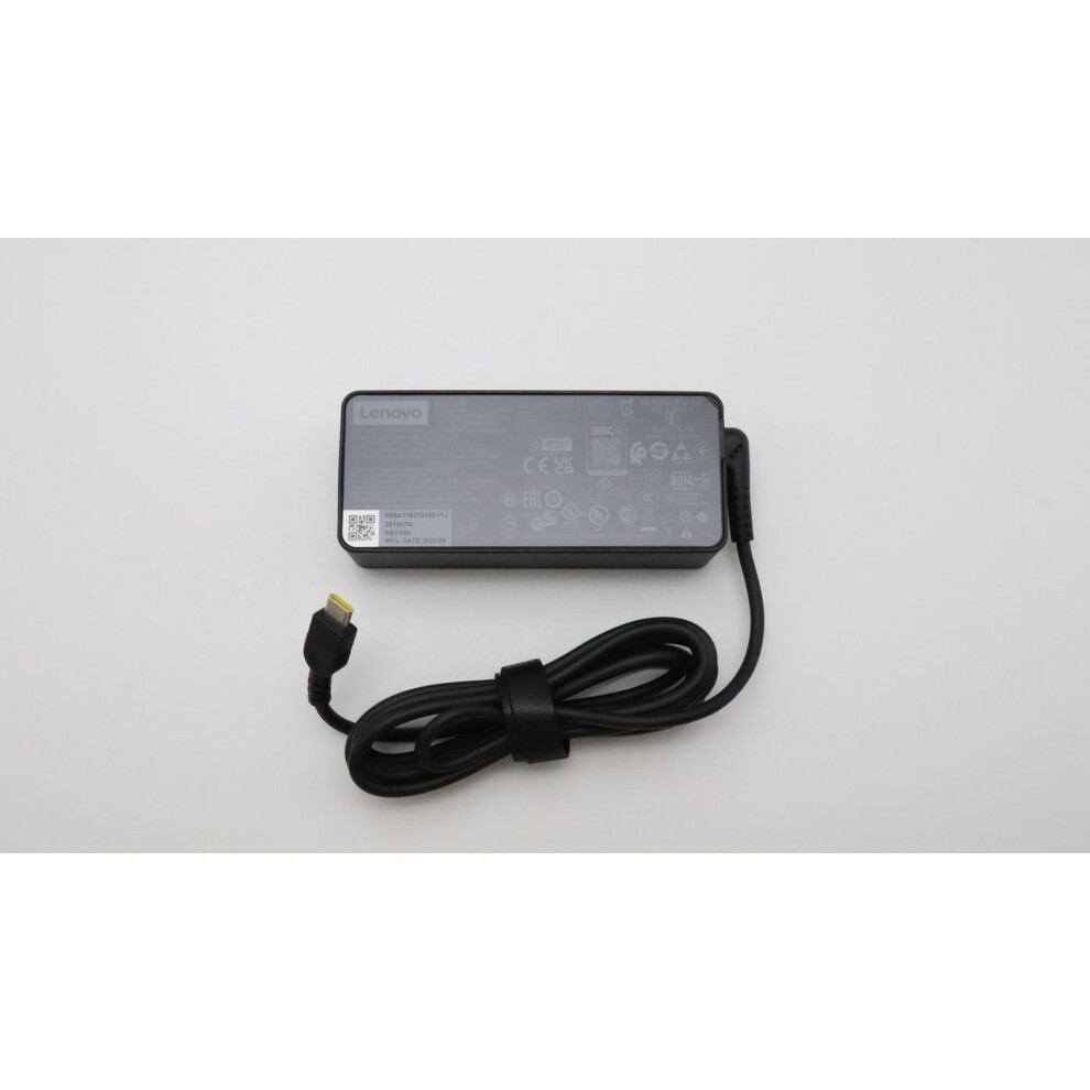 Lenovo 65W Ac Adapter With Power Delivery 3 Output Voltages (20V 15V 9V 5V) 3-Pin Design Worldwide Compatibility.