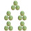 15Pcs Mini Artificial Watermelon Models Realistic Green Resin Decor 5