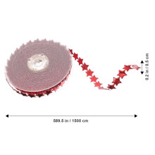 3Rouleaux Ruban Polyester À Étoiles Pour DIY