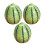15Pcs Mini Artificial Watermelon Models Realistic Green Resin Decor 10