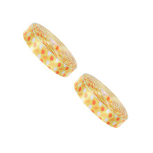 2Rouleaux Ruban Décoratif Pâques En Polyester Pour DIY