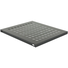Lanview by Logon 1U 19" D=800MM FIXED SHELF BLACK