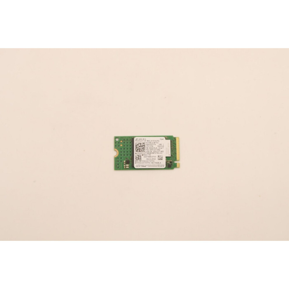 Lenovo 1Tb M.2 Ssd 2242 Form Factor Pcie 4.0 X4 Interface Nvme Opal Compliant Suitable For Lenovo Laptops. 5715063175897
