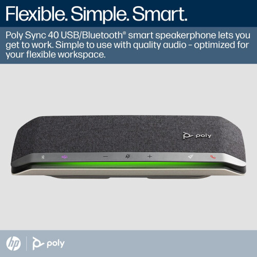 Poly Poly Sync 40 Microsoft Teams Certified Speakerphone 1
