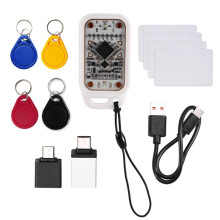 Lecteur de Puces RFID Chameleon V3.0 + Porte-Clés 4xUID + Carte D'Identification 4xCUID IC 125 KHz 13,56 MHz, Copieur D'Étiquettes Intelligentes en