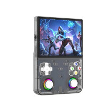 R36 Ultra X Retro Game Console 4.5-Inch IPS Screen Open Source Pocket Player 2.4G WiFi PSP Handheld Game Console Black