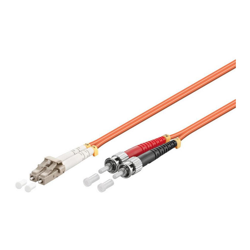 Microconnect Optical Fibre Cable Lc-St Multimode Duplex Om2 (Orange) 2M Orange 5711783478034