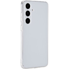 eSTUFF Samsung S25 FE INFINITE VIENNA TPU Cover - Transparent - 100% recycled plastic