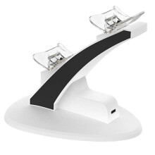 Support de Charge Rapide pour Manettes Doubles pour PS5, Station de Charge pour Manettes Sans Fil pour PS5, Accessoires de Jeu