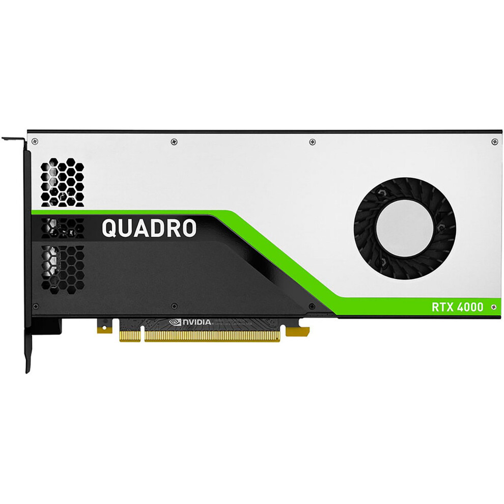 Hp Nvidia Quadro 4000 8Gb Gddr6 Pci Express X16 3.0 3 X Dp (1.4) Cuda Directx 12.0 Opengl 4.5 Vr 160W