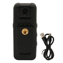 Caméra Corporelle 1080p HD avec Enregistreur Vidéo, Vision Nocturne et Caméra de Sécurité Portable pour la Capture de Preuves en Extérieur