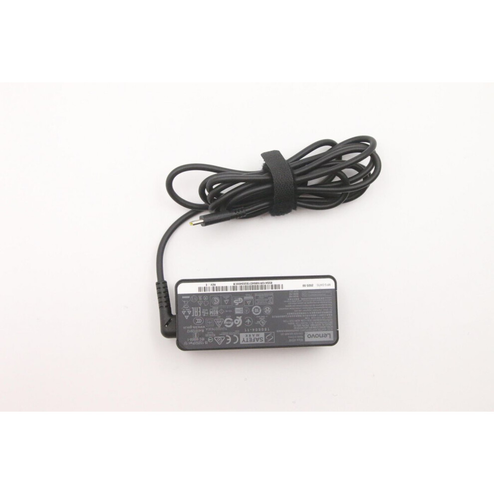 Lenovo 45W 3-Pin Ac Adapter With Multiple Voltage Levels (20V 15V 9V 5V) Compatible With Devices.