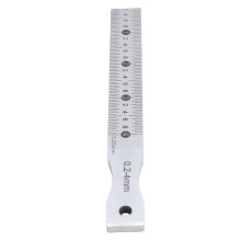 Multifunctional Stainless Steel Gage 0.2-4mm Range for Construction Railroads Welding Feeler Gage