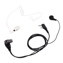 For UV-5R K-Plug 3 Wire Pro Covert Acoustic Tube Earpiece Headset PTT Mic Microphone for Pro-Talk XLS TK