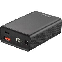 Reise-Powerbank schwarz - Sandberg - 20000 - USB-C PD 65 W - USB-A Ausgang 22,5 W - Li-Ion - 320 g