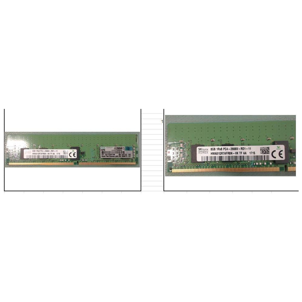 Hewlett Packard Enterprise 8Gb Pc4-2666V-R 5706998860767