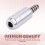 Replacement Helicopter Headset Plug Adapter U-174/U Assemble Type for  David Clark Helicopter Headset Silver 5