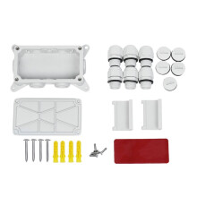 IP65 Junction Box Waterproof Box Fire Prevention for WAGO 211-412/ 413/415 Connectors White