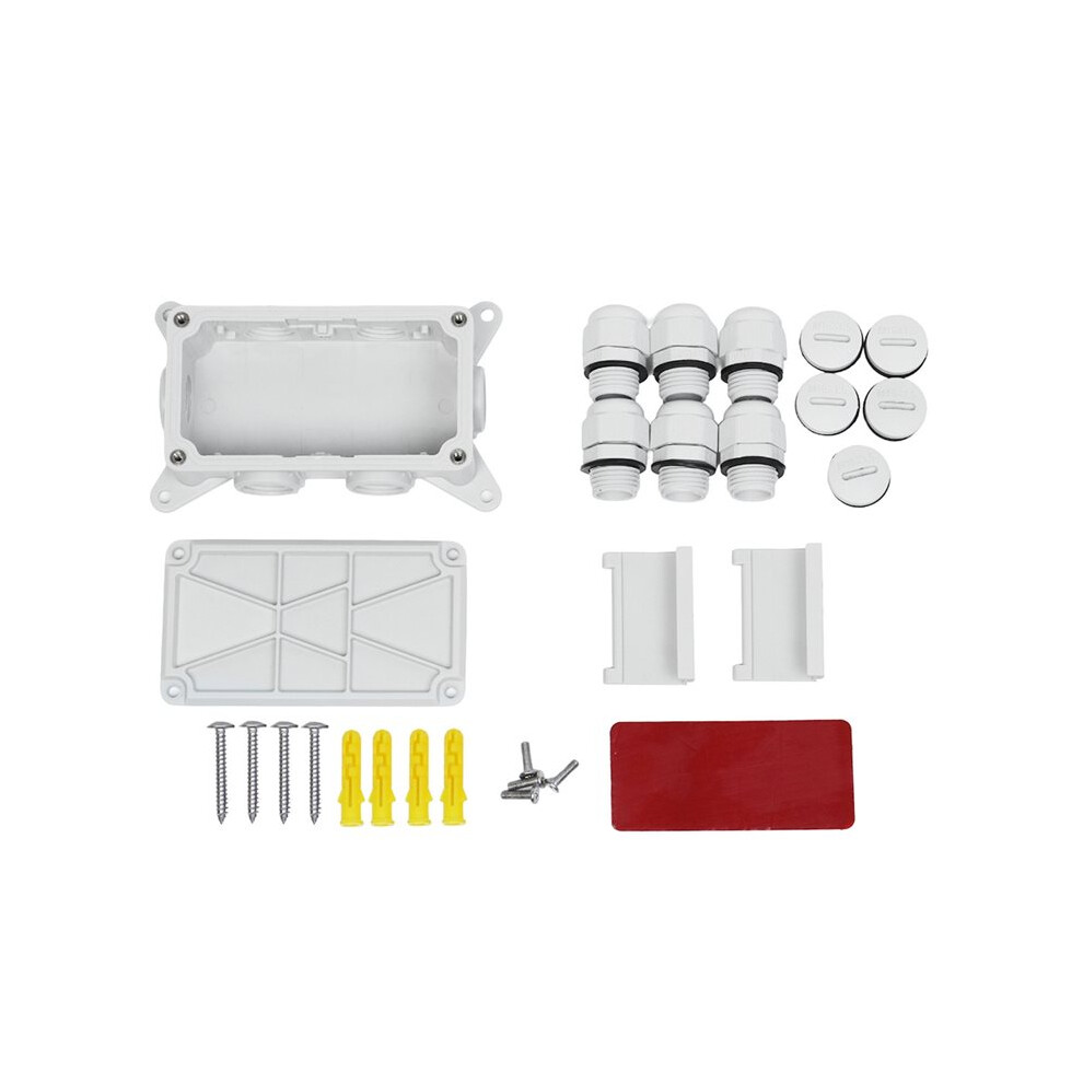 Ip65 Junction Box Waterproof Box Fire Prevention For Wago 211-412/ 413/415 Connectors White 6033335497126