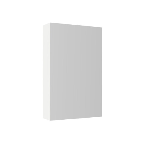 NES Home Nes Home Gloss White 400mm Bathroom Mirror Cabinet With Shelf Storage 2
