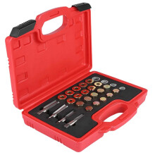 64Pcs Oil Pan Thread Repair Kit Sump Gearbox Drain Plug Tool Set M115 M17 M20