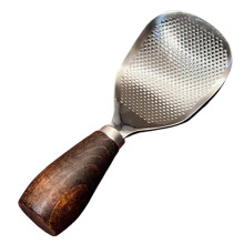 Paletta per Riso con Manico In Legno, Spatola per Riso Antiaderente, Spatola per Riso Verticale, Utensili da Cucina per Purè di Patate A