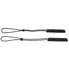 2 Pack Wrist Strap for Controllers, Adjustable Replacement for Joy Con Straps with Secure Lock (Black)
