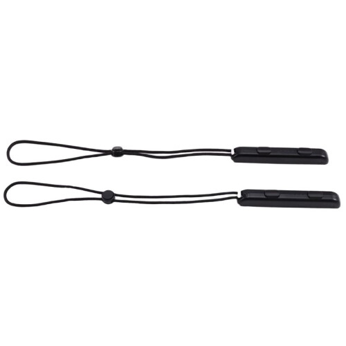 2 Pack Wrist Strap for   Controllers, Adjustable Replacement for Joy Con Straps with Secure Lock (Black)