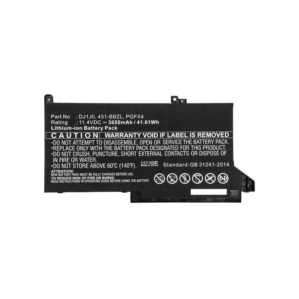 Coreparts Laptop Battery 42Wh Li-Ion 11.4V 3650Mah Black 5715063510988