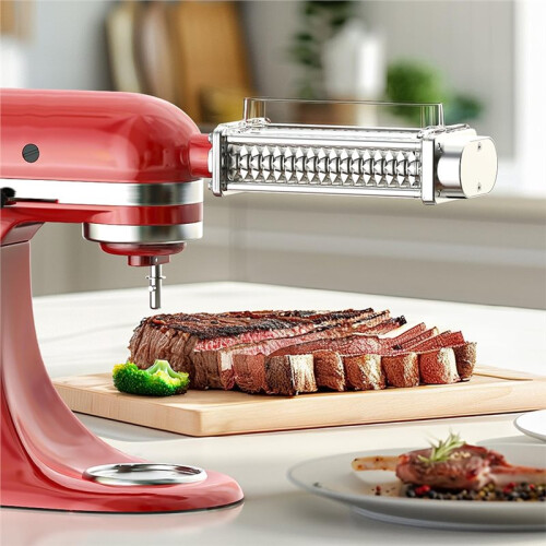 For Gvode Meat Tenderizer Attachment for  Stand Mixer Stainless Steel Gear Meat Tenderizer Machine Tool 2