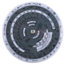 New 6 Inches E6B-R Circular Flight Computer Aviation Plotter Slide Rule for Aviation Flight Training Training