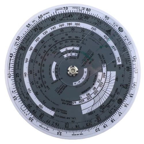 New 6 Inches E6B-R Circular Flight Computer Aviation Plotter Slide Rule for Aviation Flight Training  Training